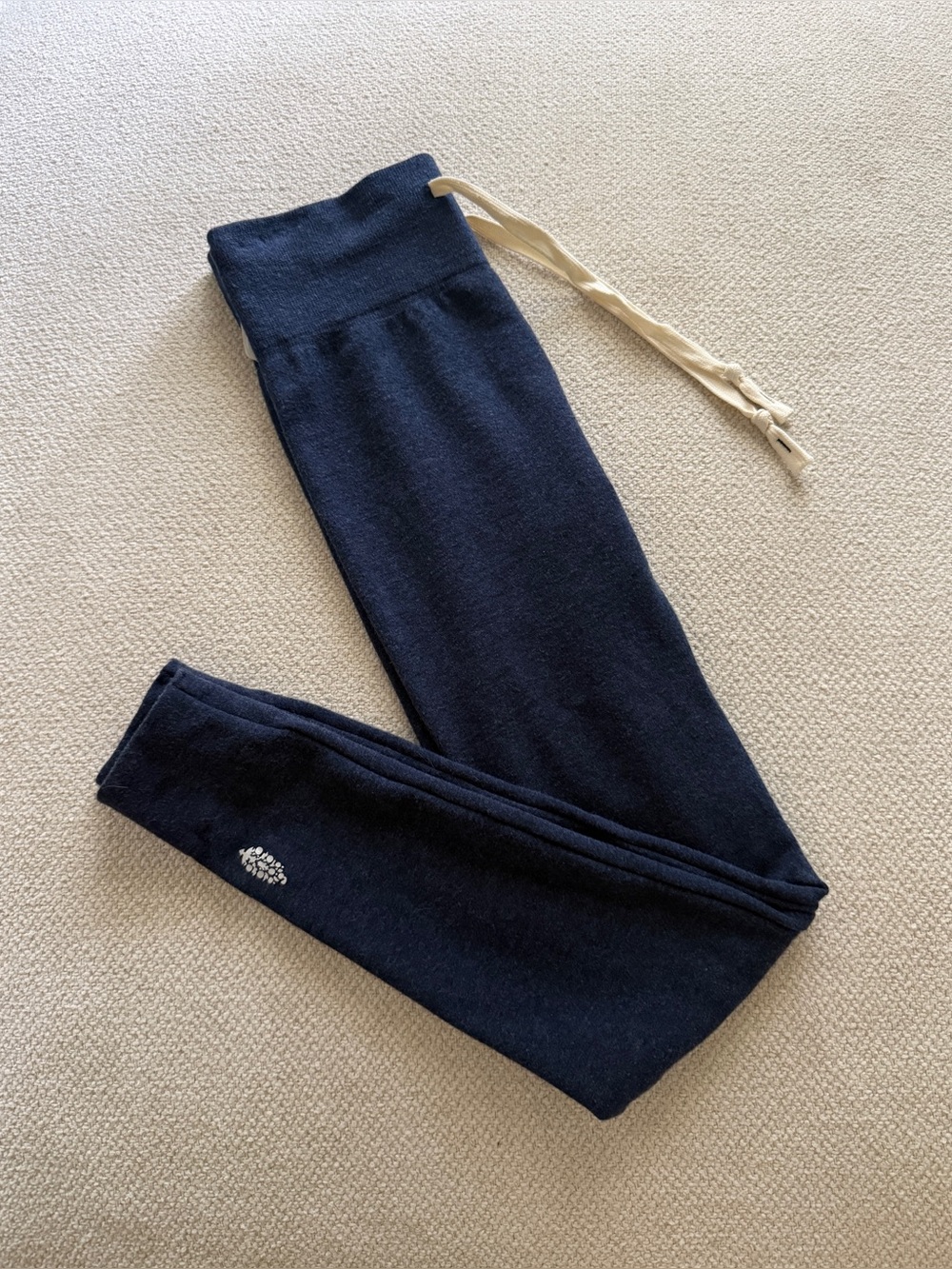 Free People FP Movement Navy High-Rise Knit Leggings NWT